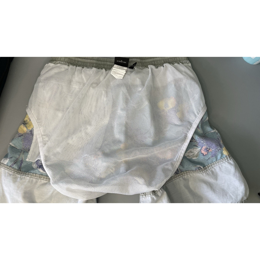 Urban Outfitters By Katin Floral Nylon Faded Swim Trunks Board Shorts Medium M - Picture 11 of 13